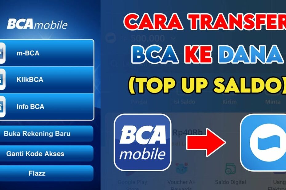 kode transfer BCA ke DANA